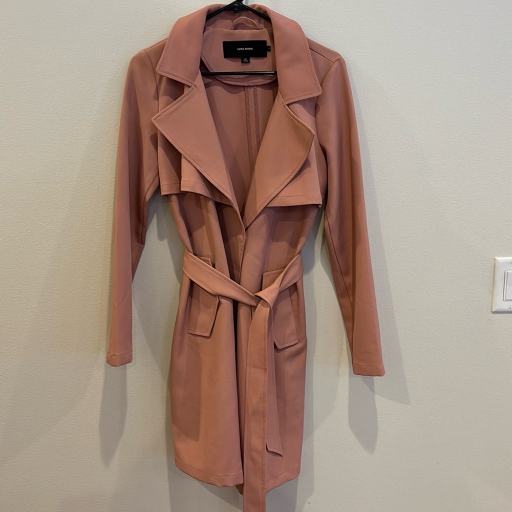 Vero Moda Pink Trench Coat